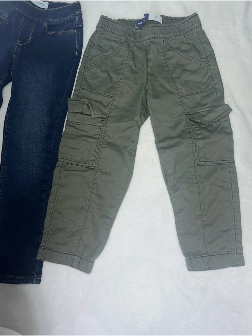 Old Navy Girls Black Jeans Cargo Green Skinny Pants Lot of 3 Size Small S